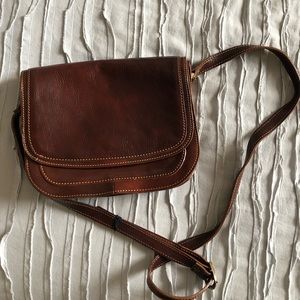 Genuine Leather Crossbody from Italy
